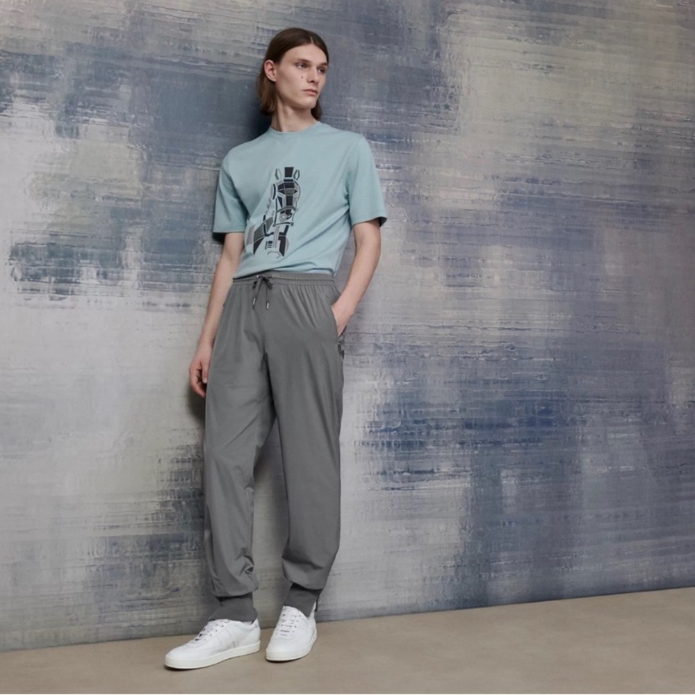 Hermes Sport Capsule jogging pants (Light Grey). 100% authentic and comfortable